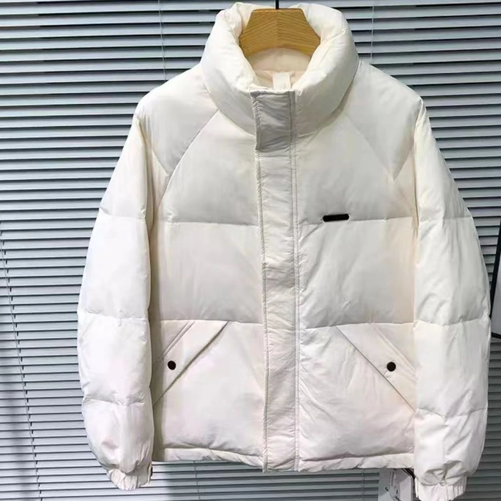 白【轻氧羽绒服】冬季23167潮流轻奢御寒锁暖无感立领90绒羽绒服