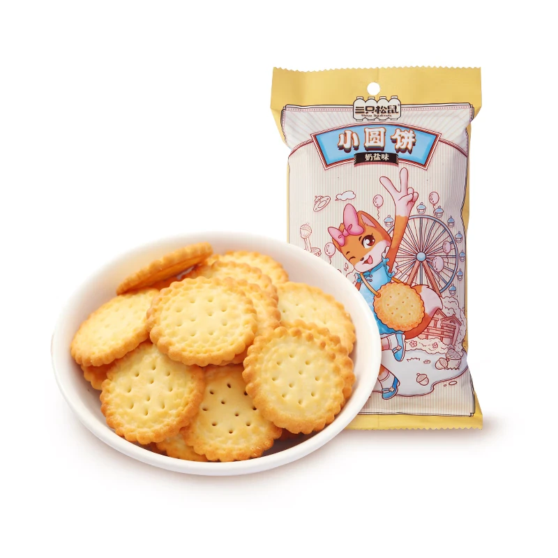 三只松鼠日式小圆饼100g