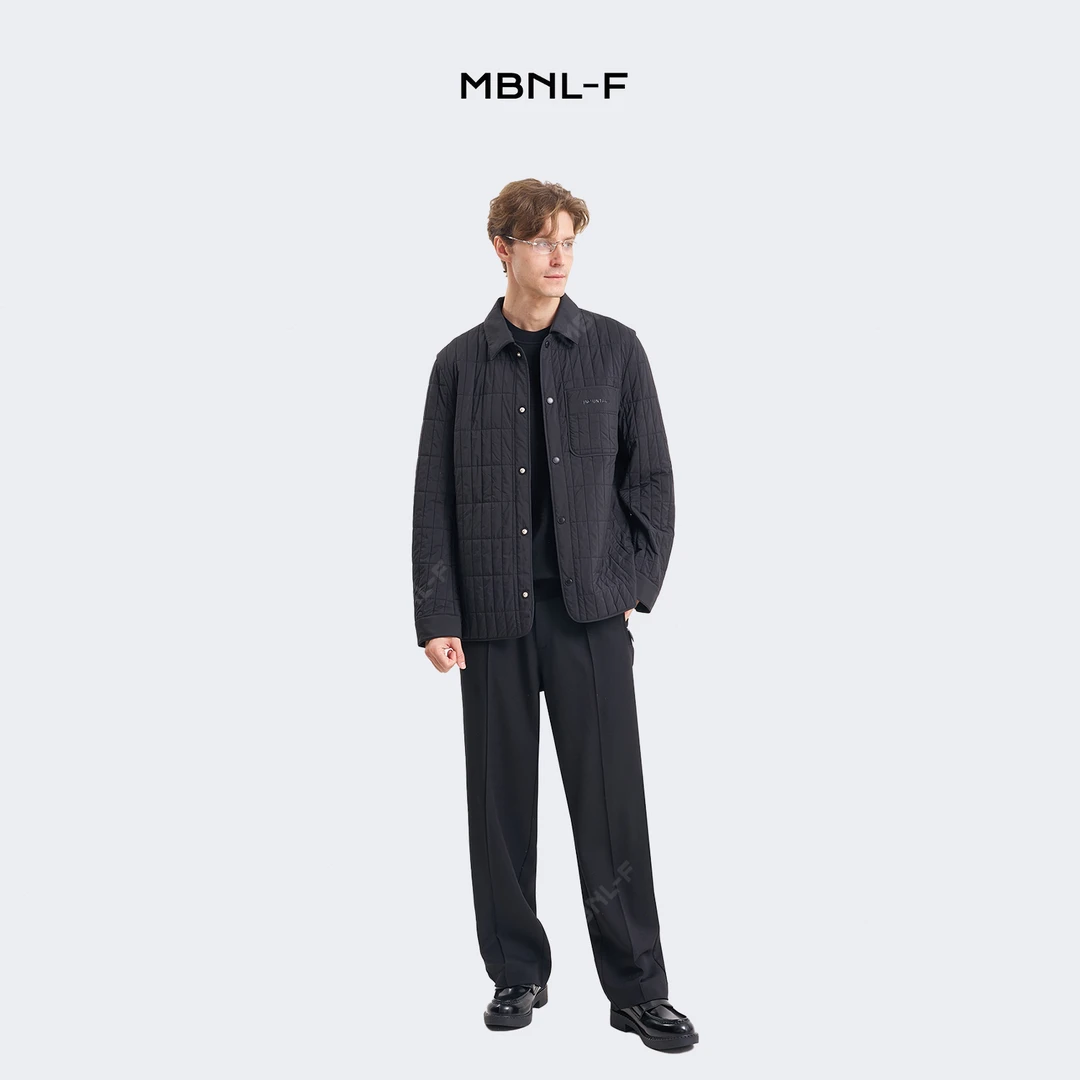 MBNL-F「翻领棉服」秦磊男装秋冬款高定保暖男生外套LL-1012