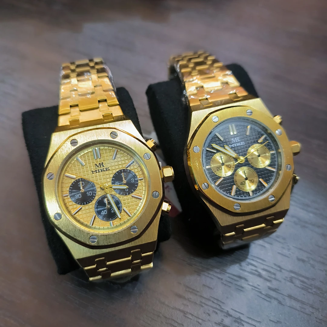 复古方形手表男款商务多功能运动个性钢带防水夜光玫瑰金石英表腕