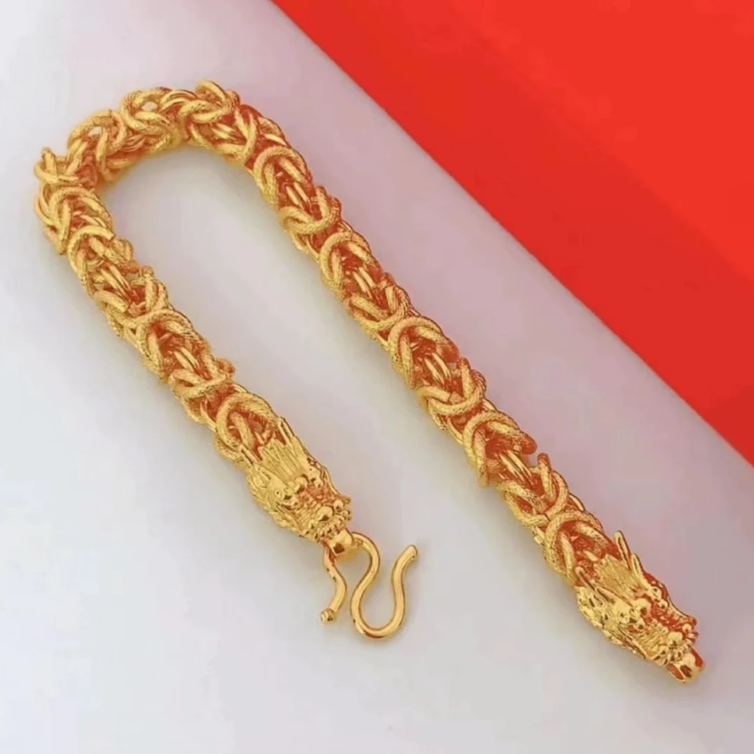 合金手链 【龙骨手链】男士男款时尚潮流经典潮男霸气