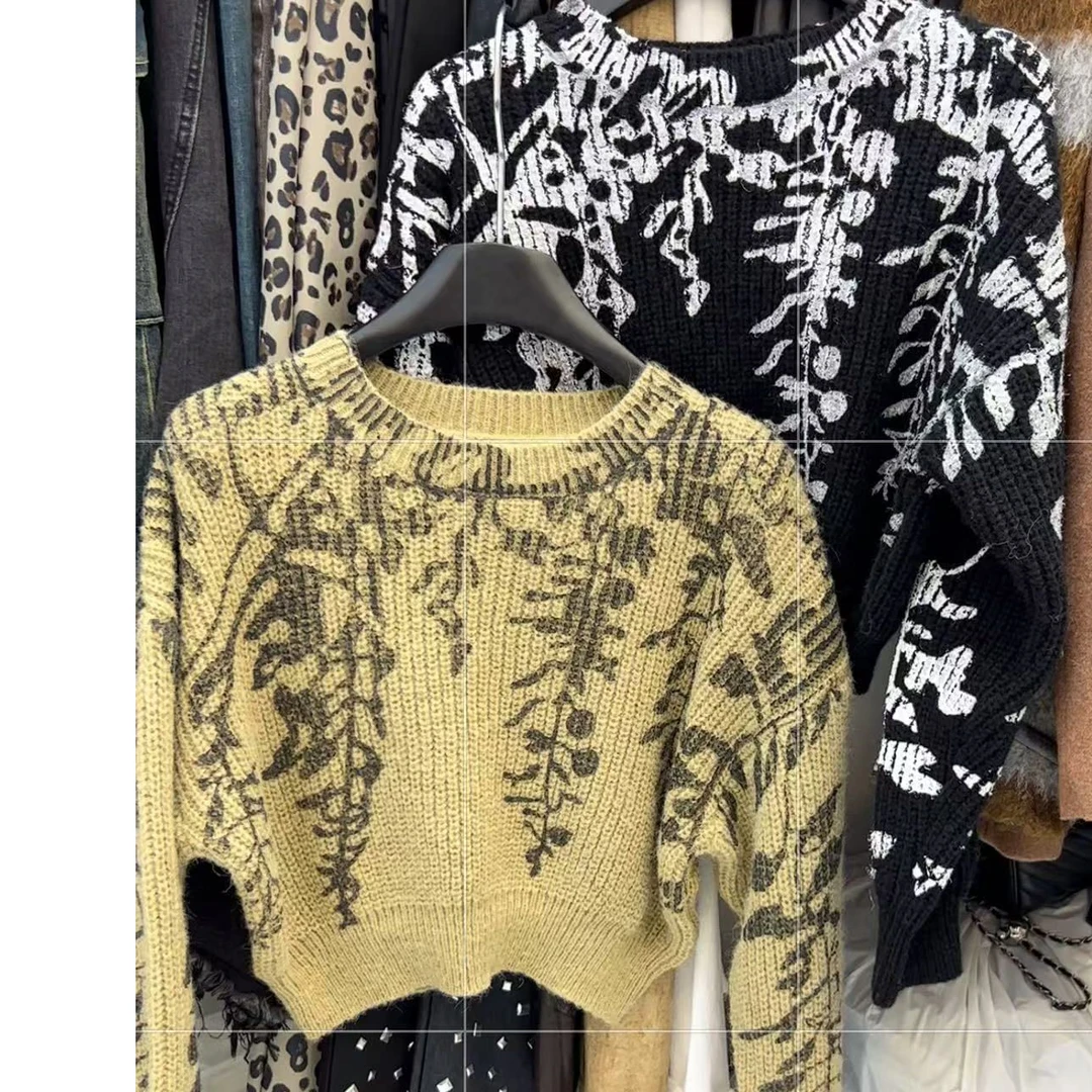 《雨桐精选11.8》设计感圆领毛衣-20066