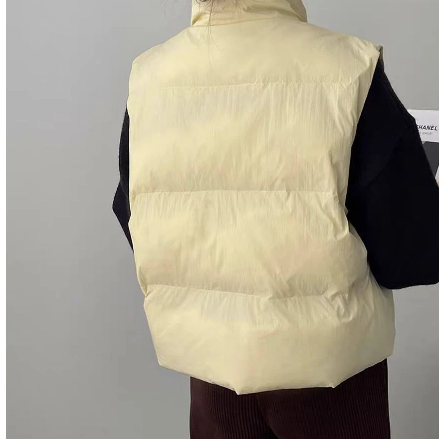 （雨桐精选11.19）高领宽松马甲-1018