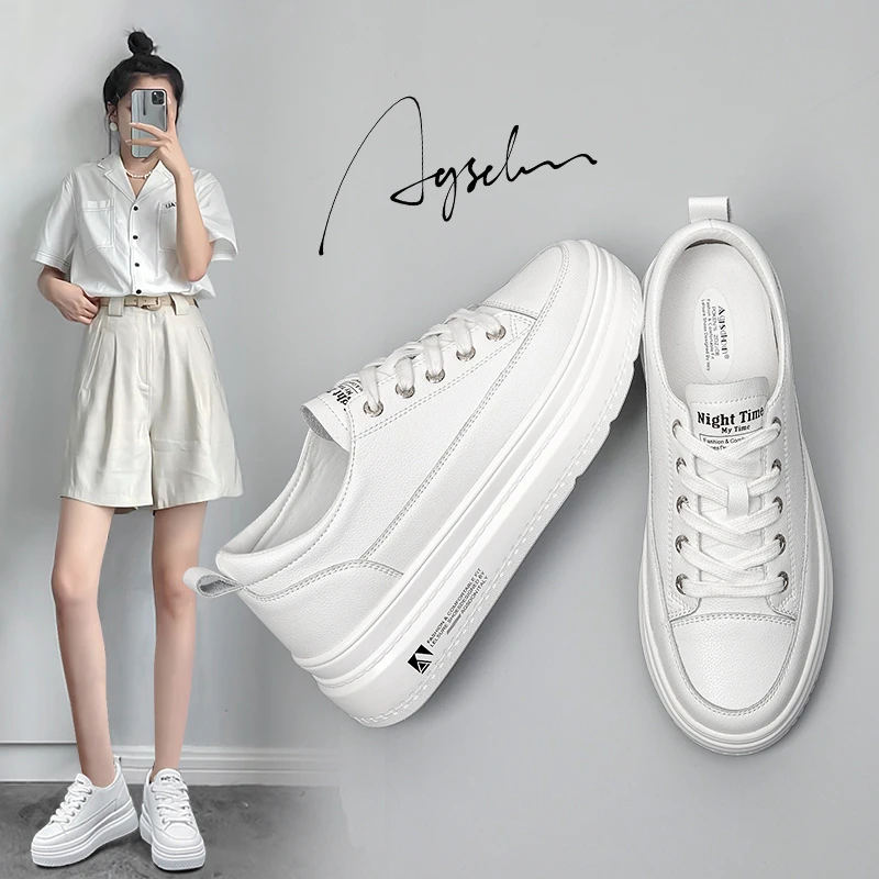 10273小白鞋女2023新款爆款内增高百搭小个子板鞋