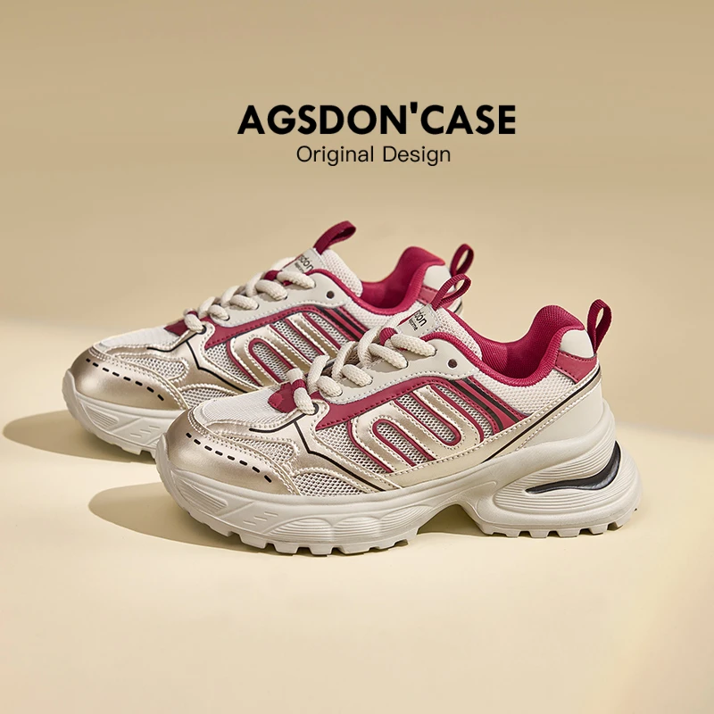 L241139老爹鞋女款2024夏季爆款网面透气薄款厚底增高运动女鞋子