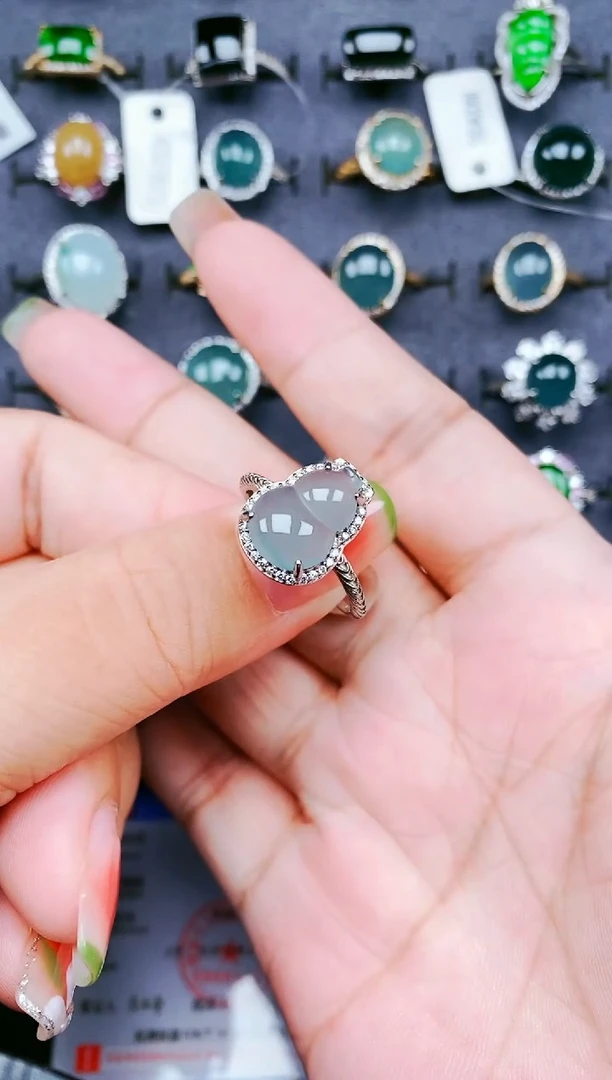 【闪购商品】翡翠戒指未镶嵌抖音基地质检qic发货