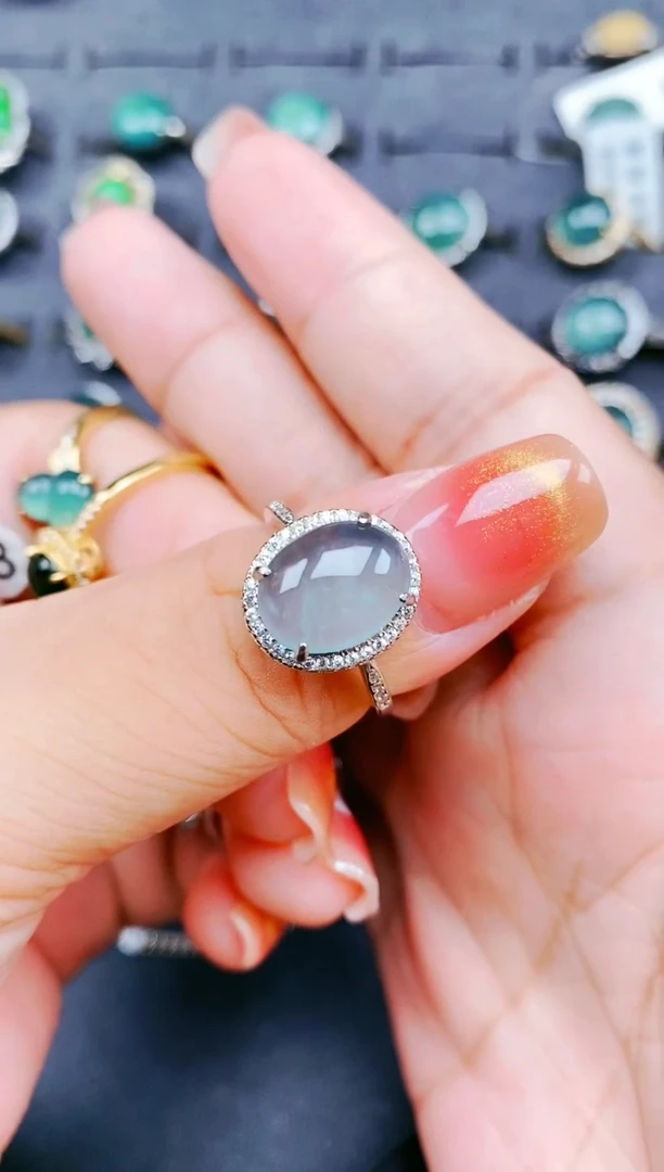 【闪购商品】翡翠戒指银S925镶嵌11111111111