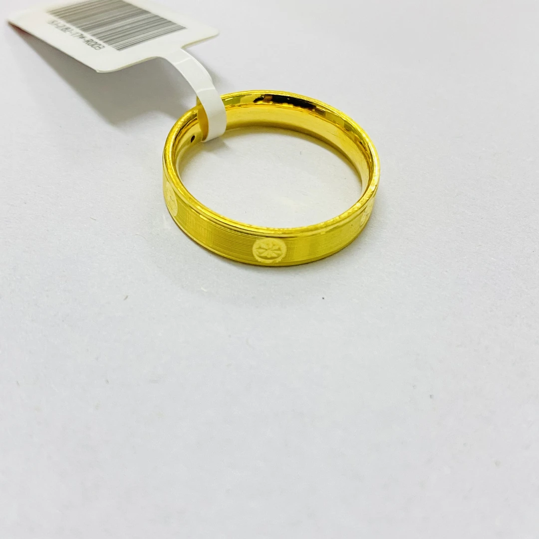 旺旺金选 足金999 经典卡家戒指12#  2.62