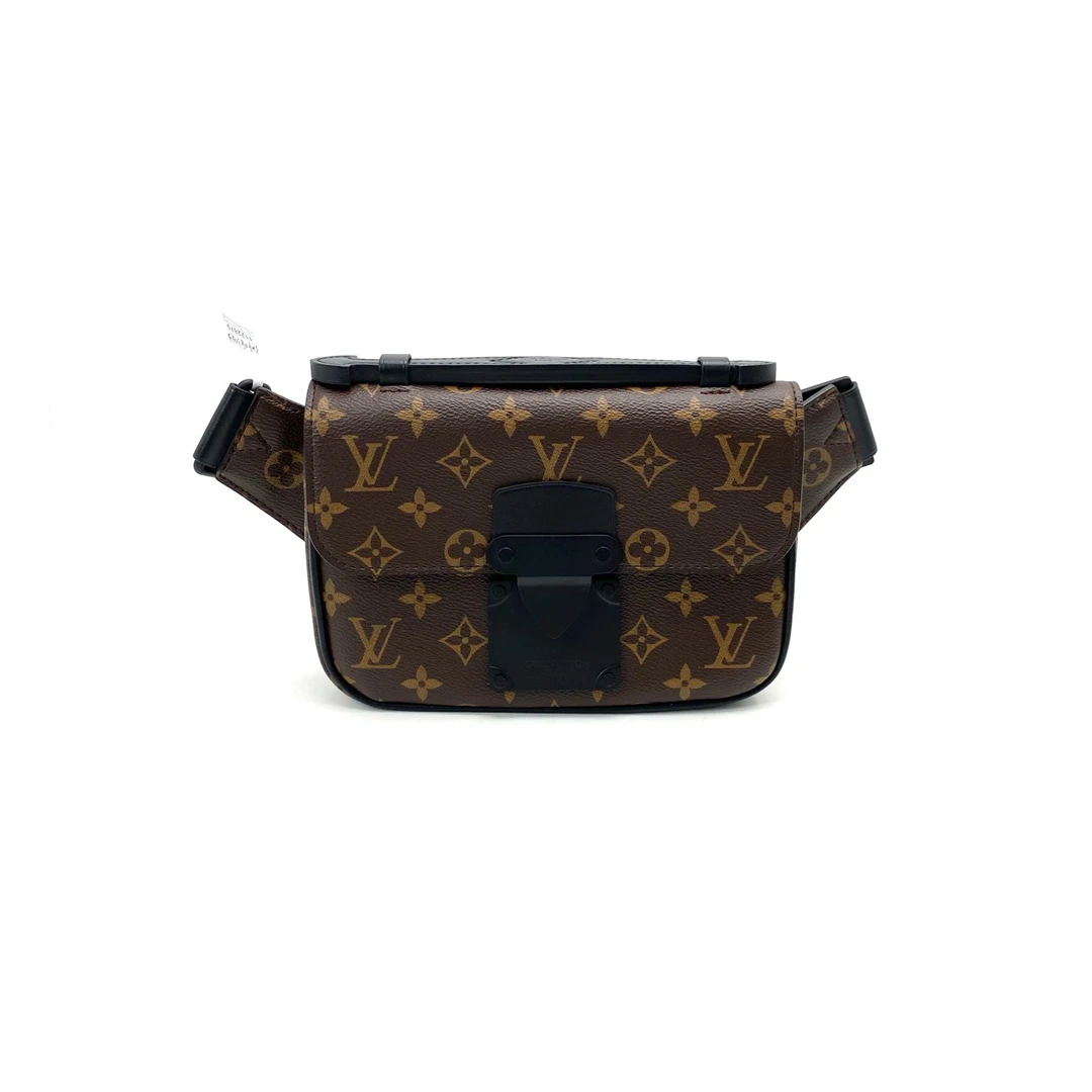 99新 LouisVuitton/路易威登 老花S lock斜挎胸包 尺寸21/15