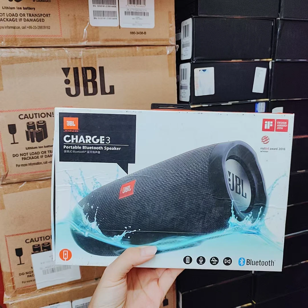 95新 JBL CHARGE3 音乐冲击波三代 便携式蓝牙音箱 低音炮