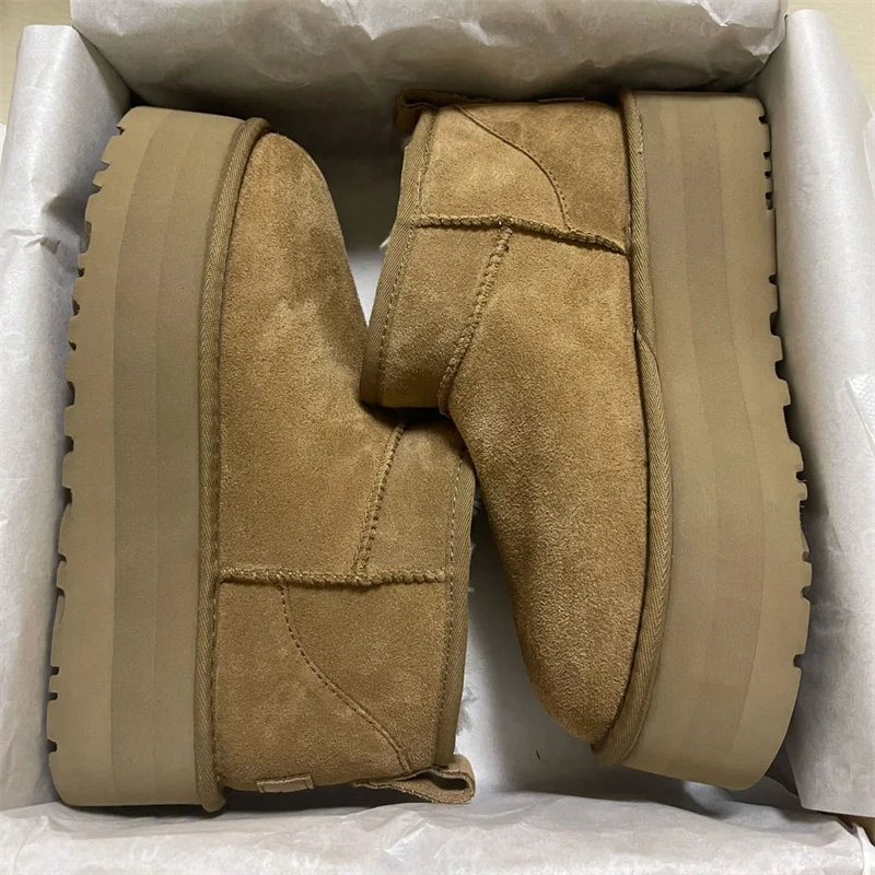 【小贵但真的好穿】厚底雪地靴女款2025冬季新款加绒加绒保暖棉鞋男