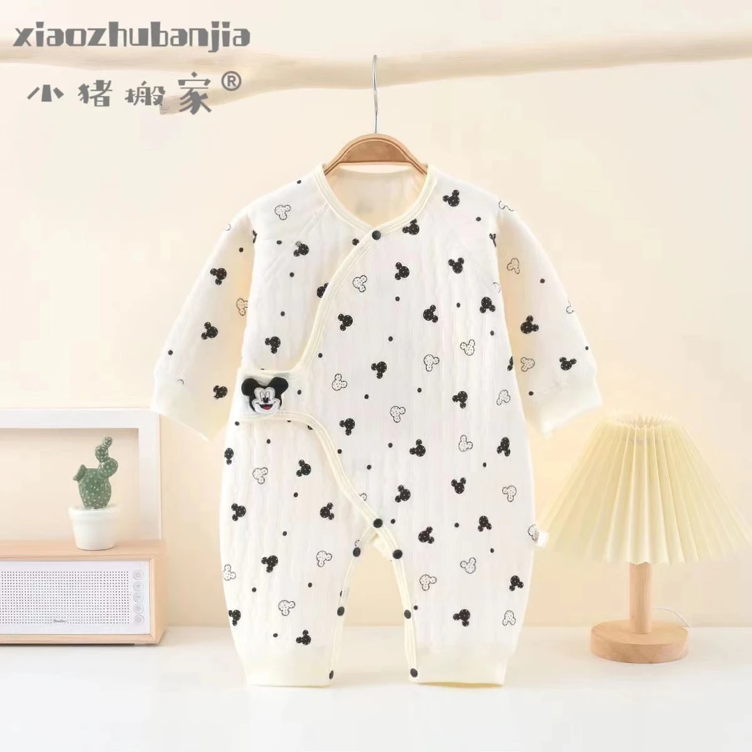 新款 保暖纯棉 蝴蝶衣盘扣款