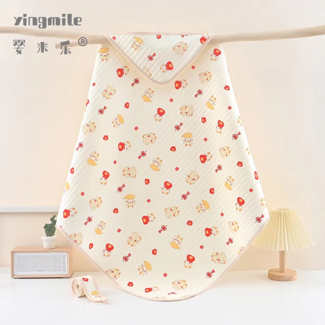 韩版米色薄包被戴帽多功能