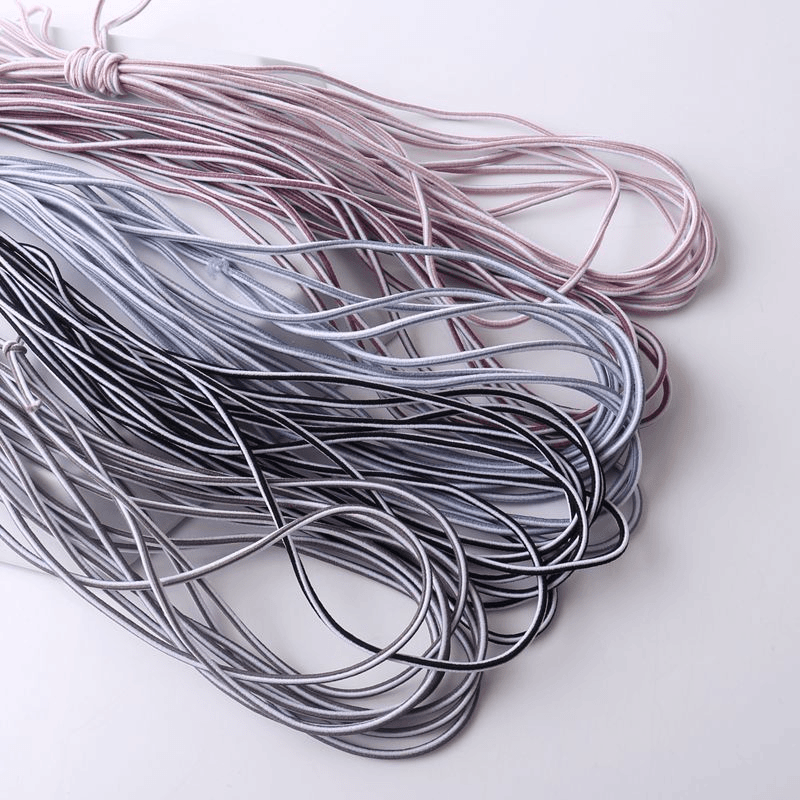 【高弹松紧带】5米2mm尼龙双色皮筋DIY皮筋绳自制耐用发饰头饰材料