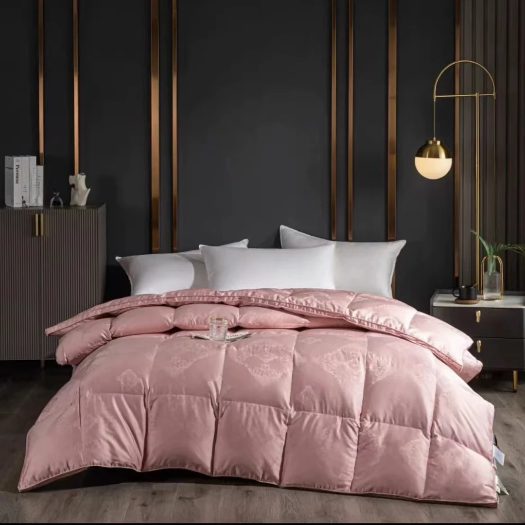 【新款提花】贡缎大提花 立体立衬 高支高密羽绒被壳