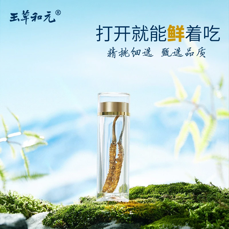 玉草和元冬虫夏草冻干虫草5g营养滋补精选干货自用送礼甄选年货
