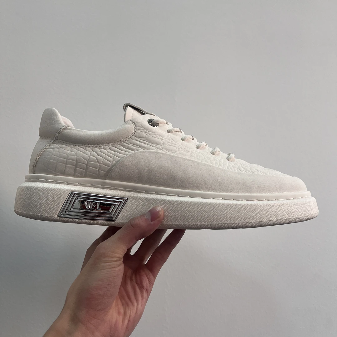 孤品1050-男鞋男士时尚休闲百搭真皮低帮牛皮鞋