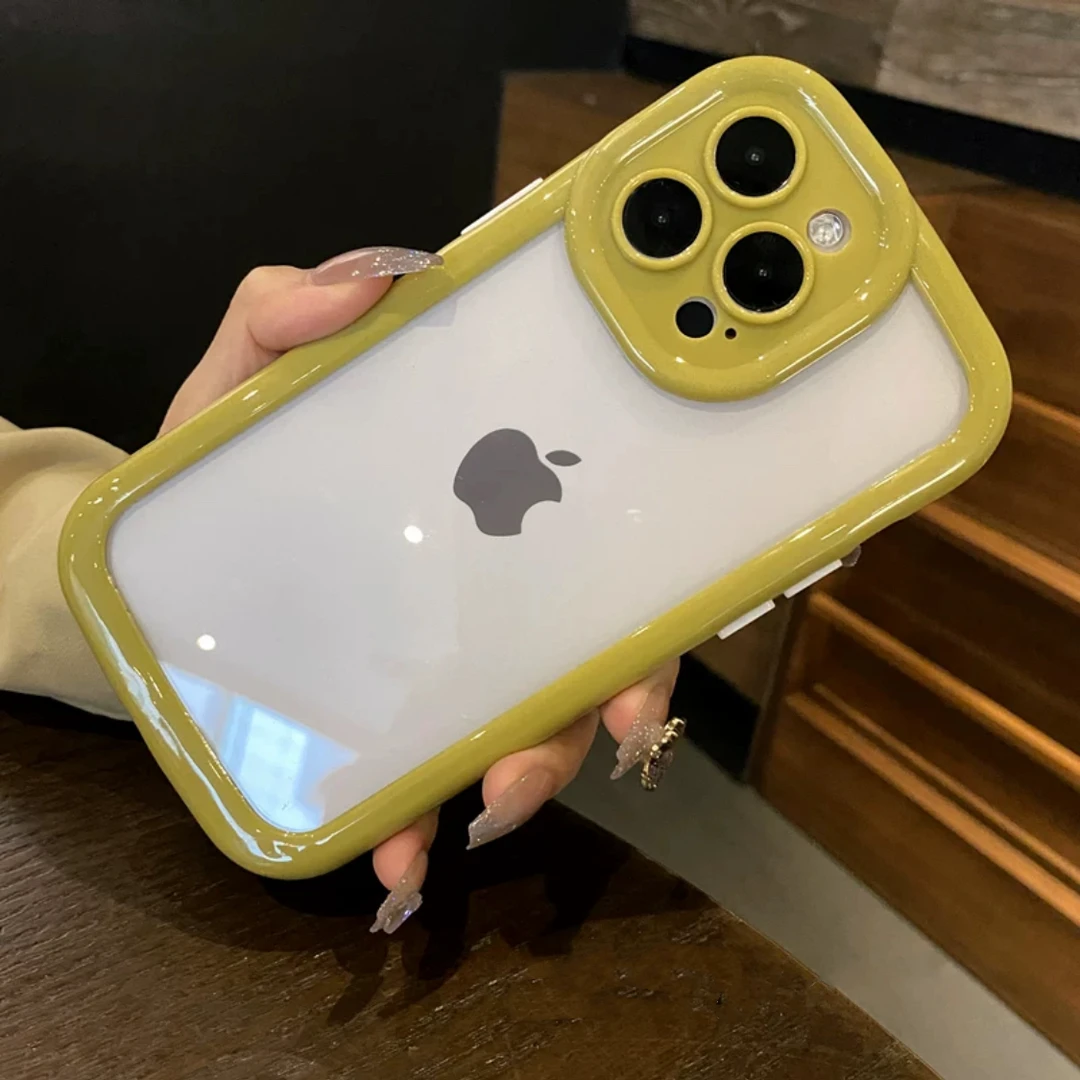 泡芙壳适用iPhone15Promax苹果14/13手机壳12透明全包15pro防摔11