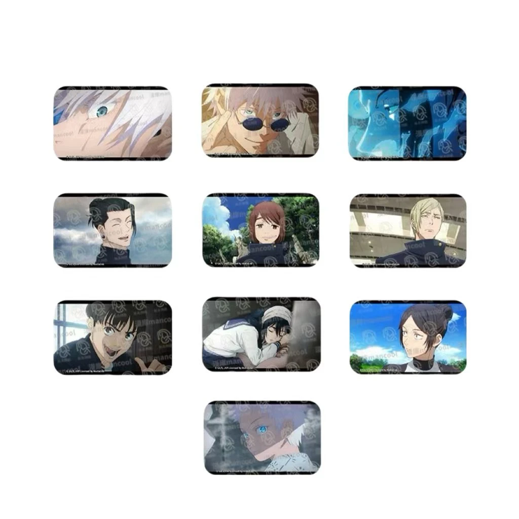 【拆包】漫库正版咒术回战第二季方形徽章吧唧盲盒 官谷【代拆】