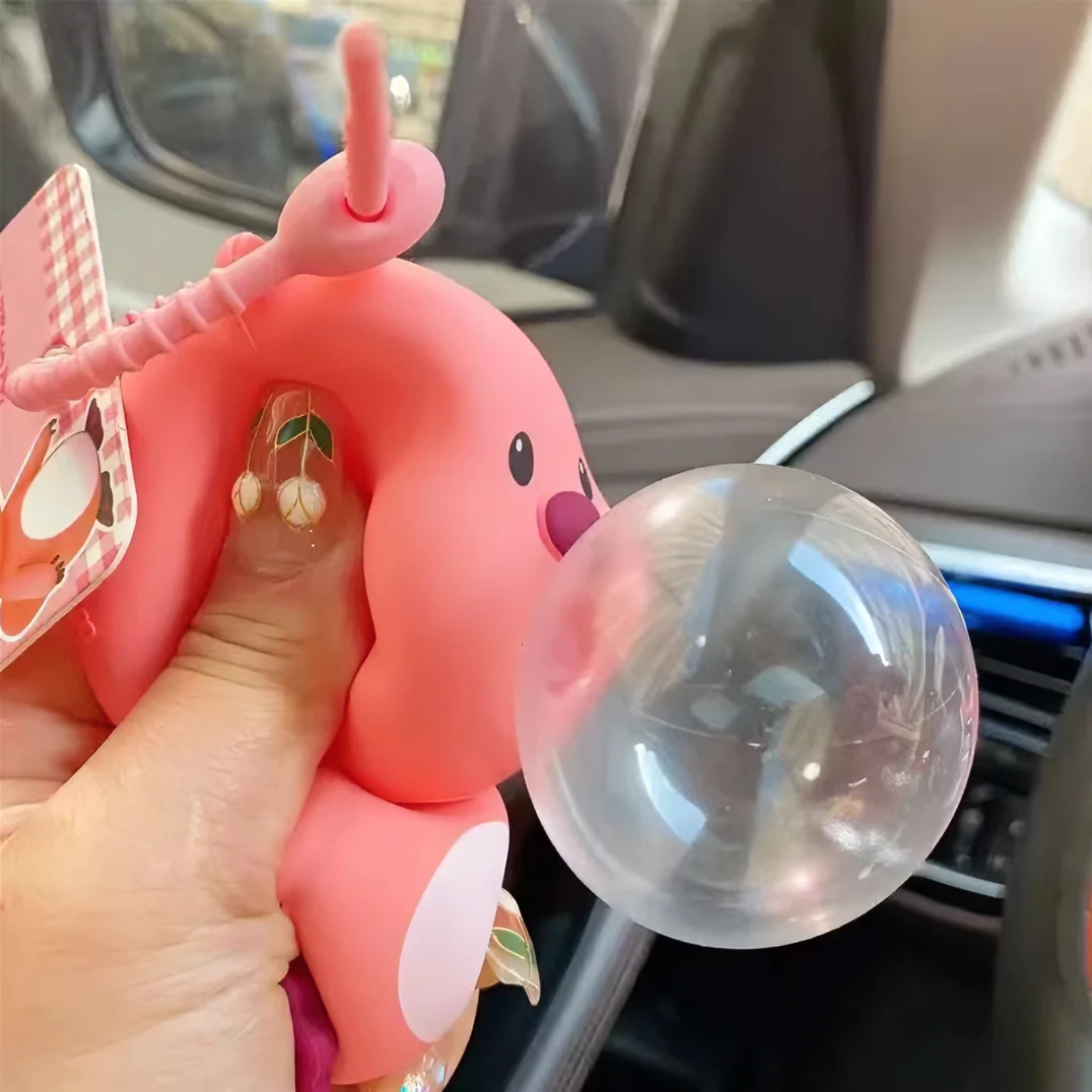 捏捏乐生动公仔卡通书包简约loopy露比吐泡泡解压ins可爱玩玩乐