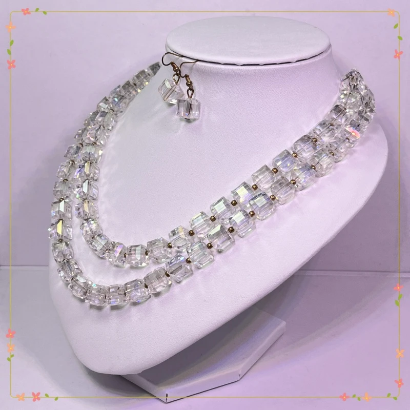 合金仿水晶项链 气质时尚百搭女士香槟色精美素款红色项链简约