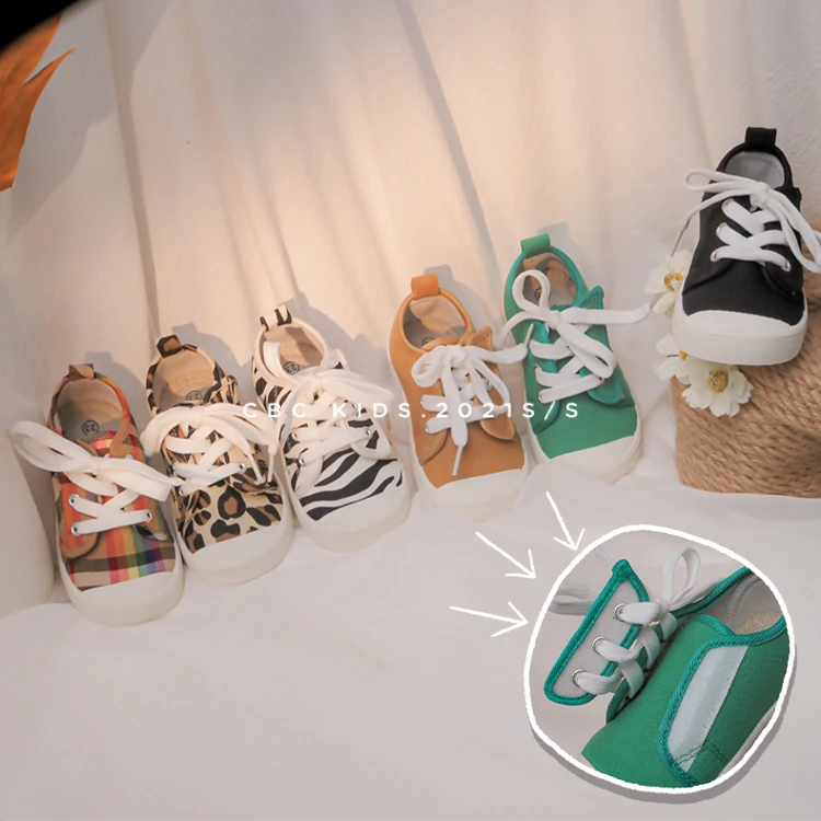 16016 春款秋款魔术贴宝宝饼干鞋 男童女童幼儿园鞋