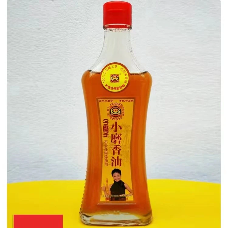 香油芝麻油纯正食用优质农家石磨水代法营养初榨传统工艺小磨香油