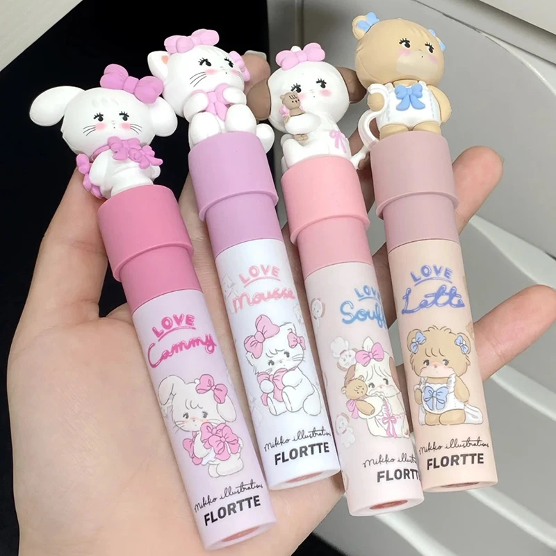 花洛莉亚唇釉mikko联名款奶糕唇霜女柔焦唇泥口红雾面哑光flortte