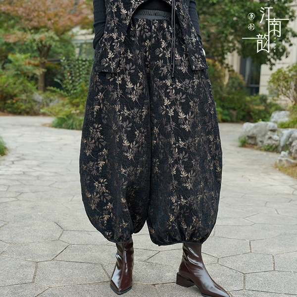 K119【秋香色】秋季新款裤子设计师时尚百搭洋气