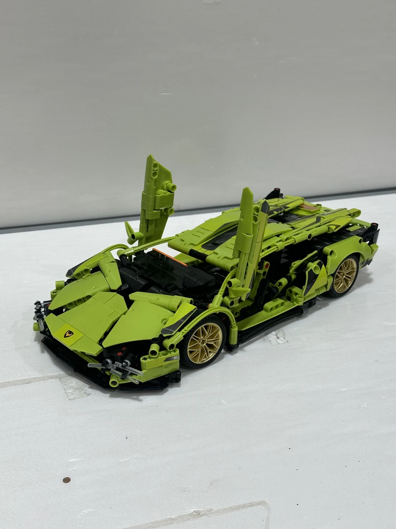 【積木車】科學積木蘭博基尼1：14拼裝霸氣積木