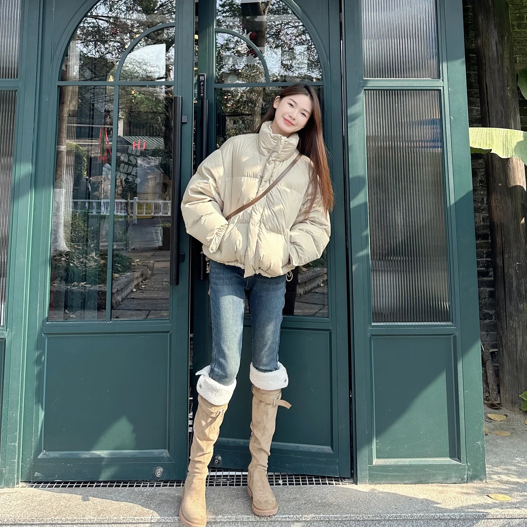 Ellen[筷子腿～]加绒小脚裤高腰女紧身显瘦女百搭时尚2023冬款