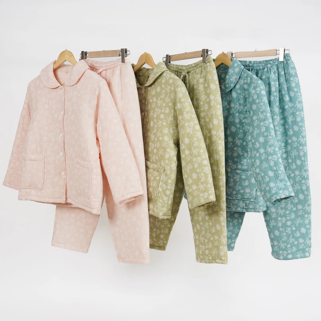 睡衣女套装家居服加厚秋冬季休闲冬款长袖