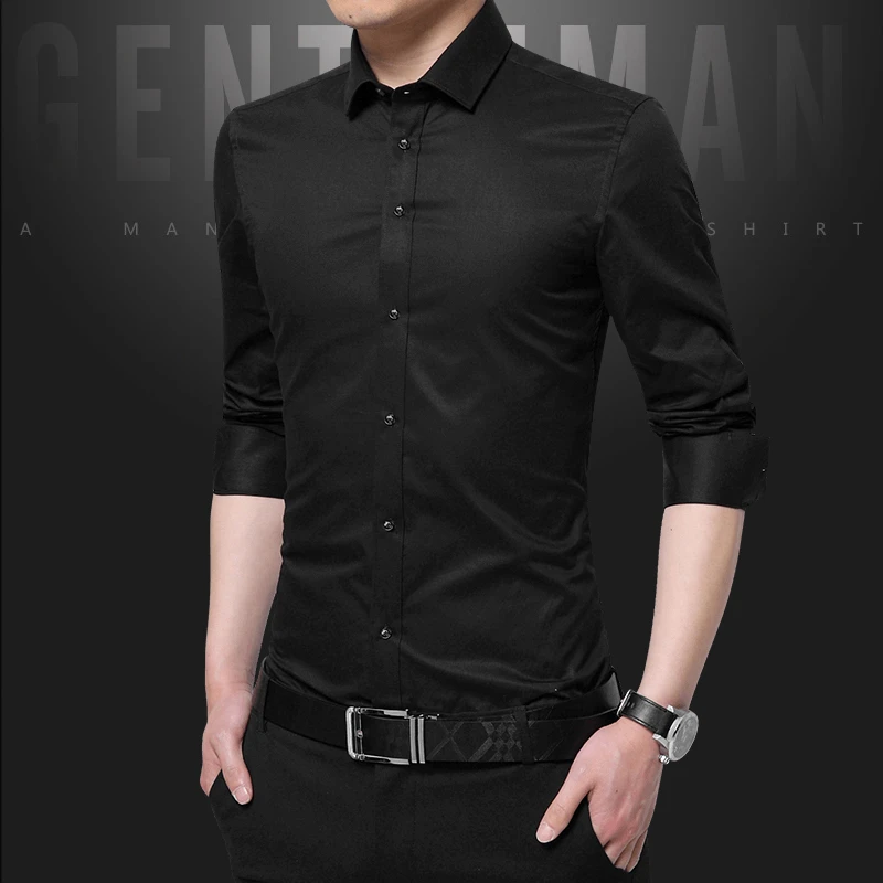 【定制衬衫】定制刺绣logo团体工作服男女职业商务结婚衬衣订做白衬