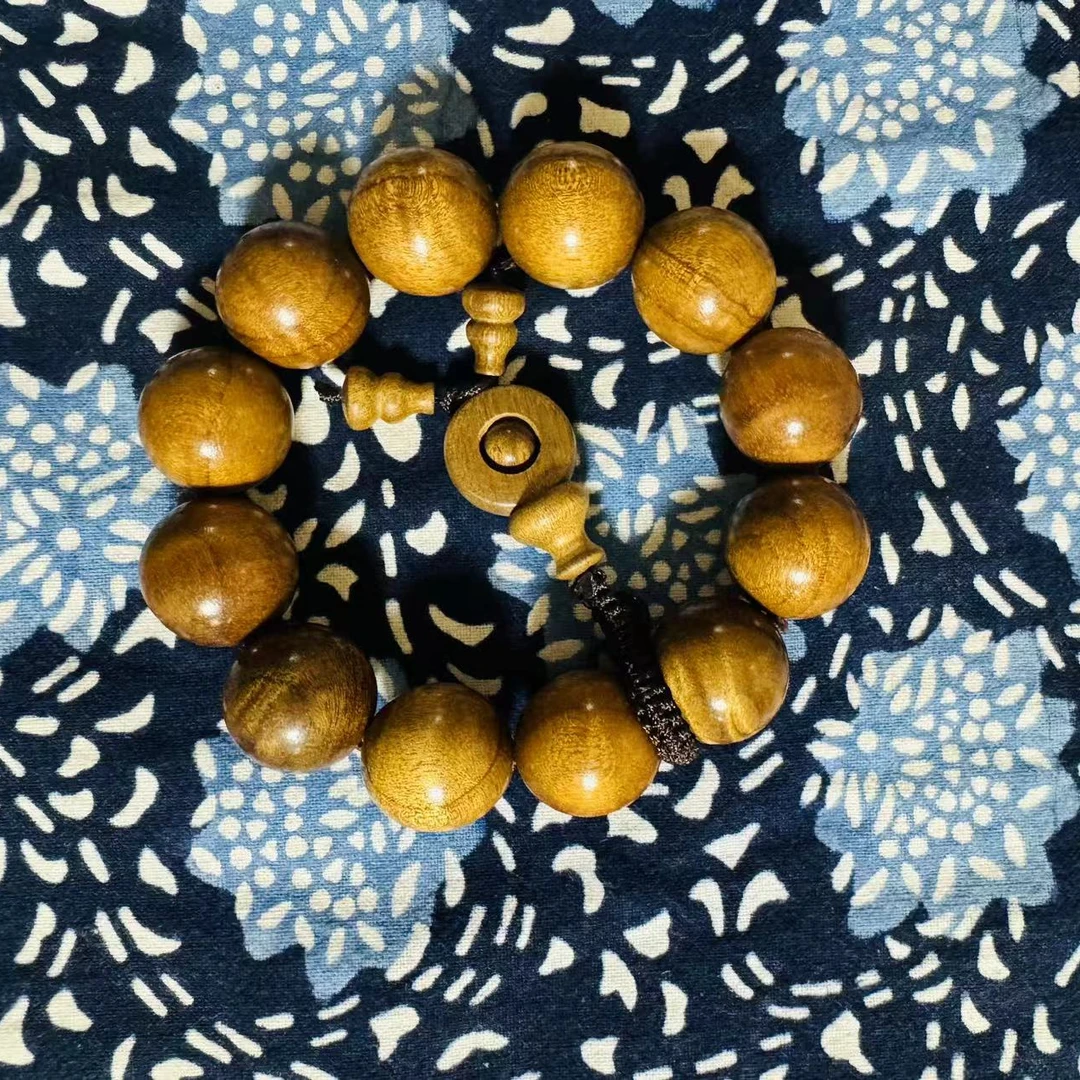 千年金丝楠木2.0手串精品花纹高端富贵品味艺术