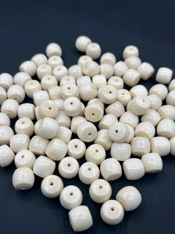 猛犸象牙隔片直切鼓珠配饰单珠9mm乘8mm对孔一颗