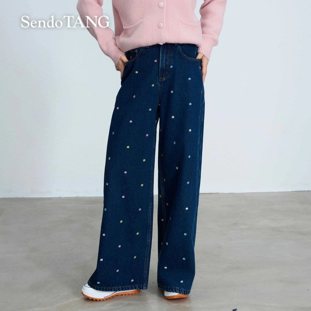 内里加绒【小岛观雨】胖多女装新款时尚休闲百搭高腰宽松显瘦裤子