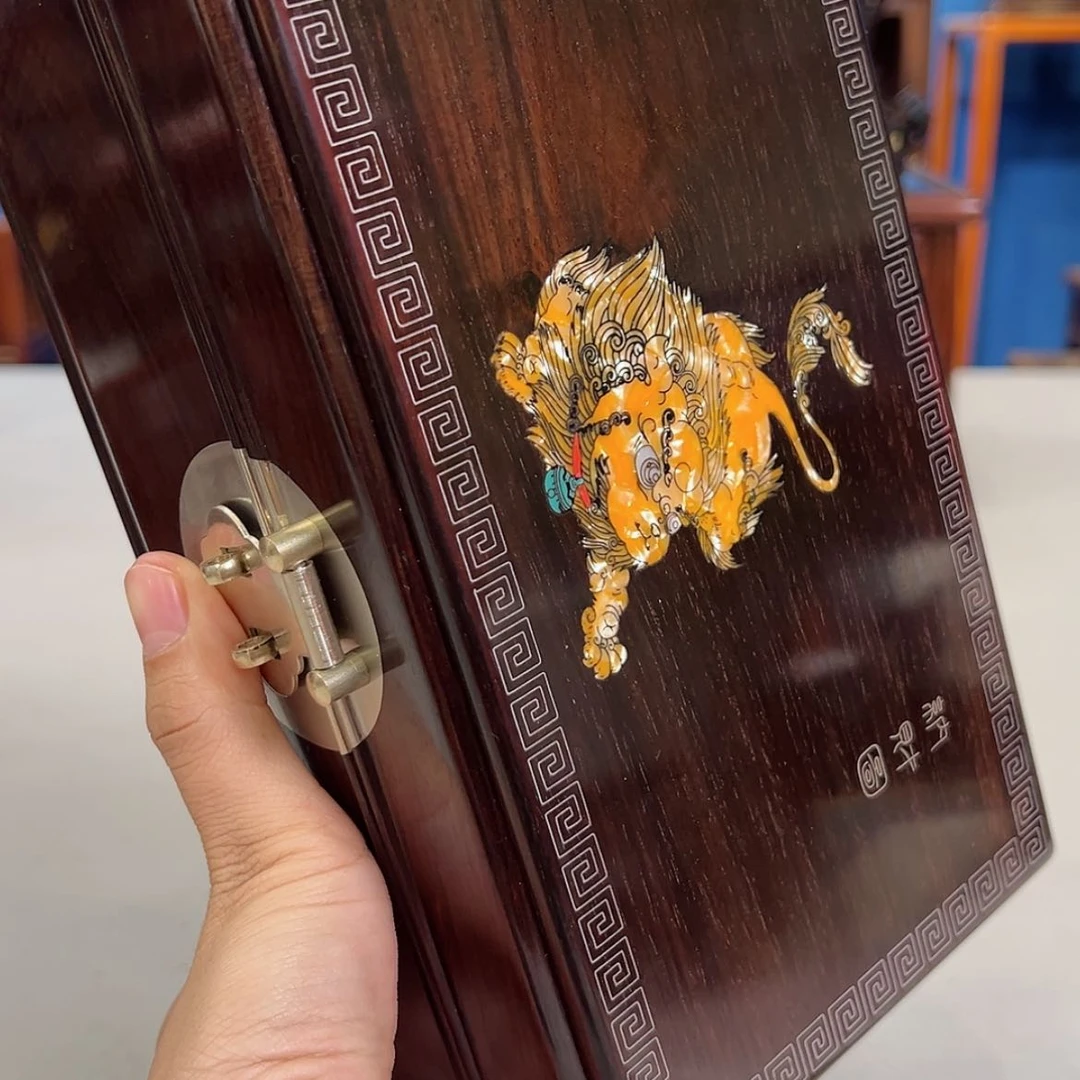 【闪购商品】红酸枝木类成套家具L*K盒子貔貅