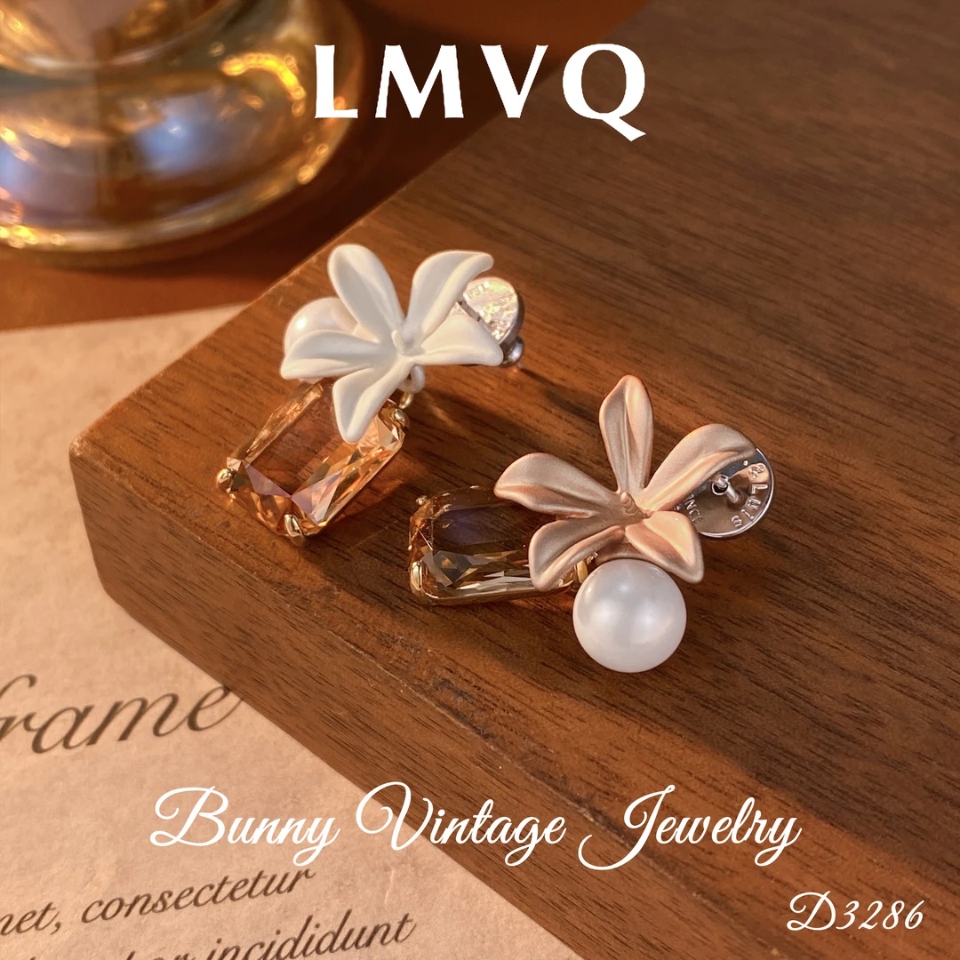 D3286 法★【异色芬芳】秋冬LMVQ 罗曼维奇 耳钉
