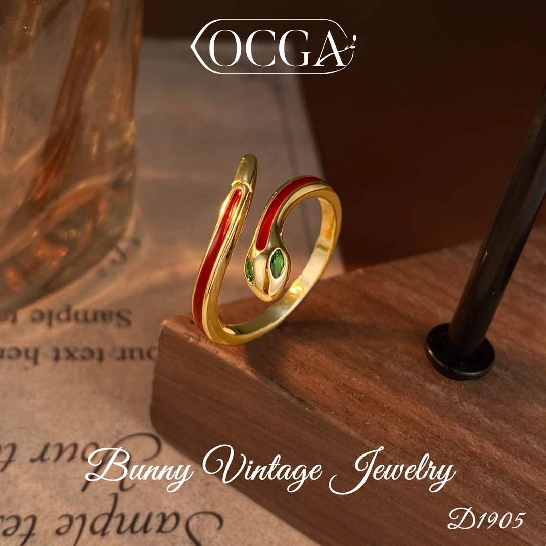D1905 法★【性感红蛇】秋冬OCGA 欧斯伽斯 限定 戒指