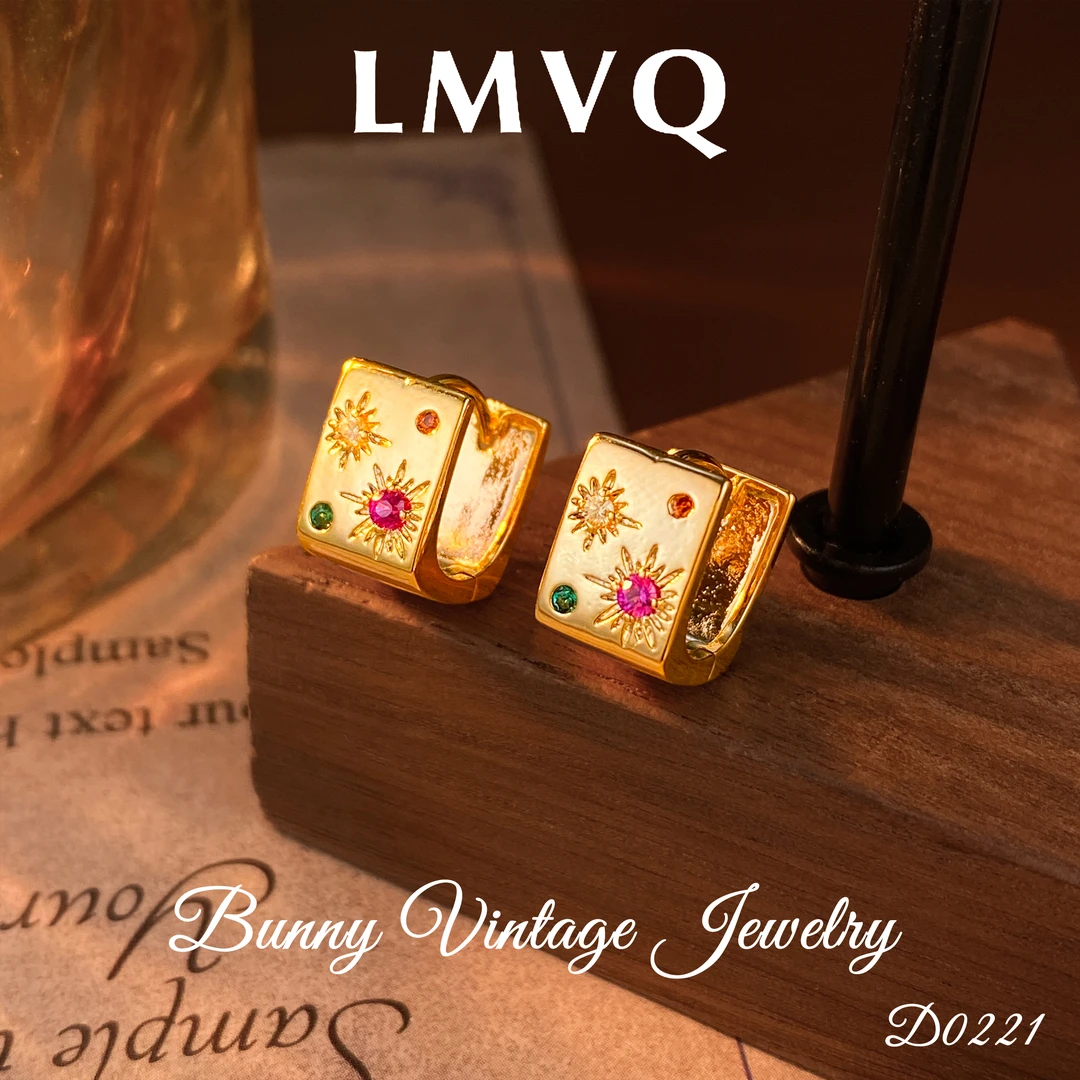 D0221 法★【星际光芒】秋冬LMVQ 罗曼维奇 限定 耳环