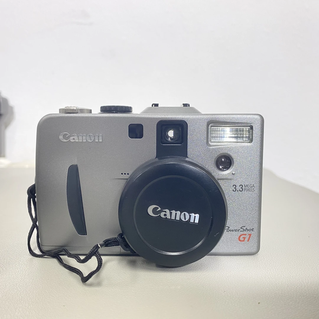 95新 Canon/佳能 外版g1翻转屏410万像素读卡器自备 拍下no退no换