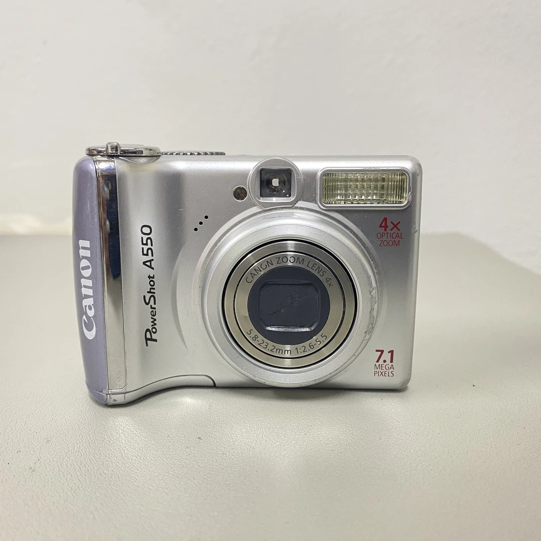 95新 Canon/佳能 佳能A550氛围 5号电池自备二手商品售出no退换