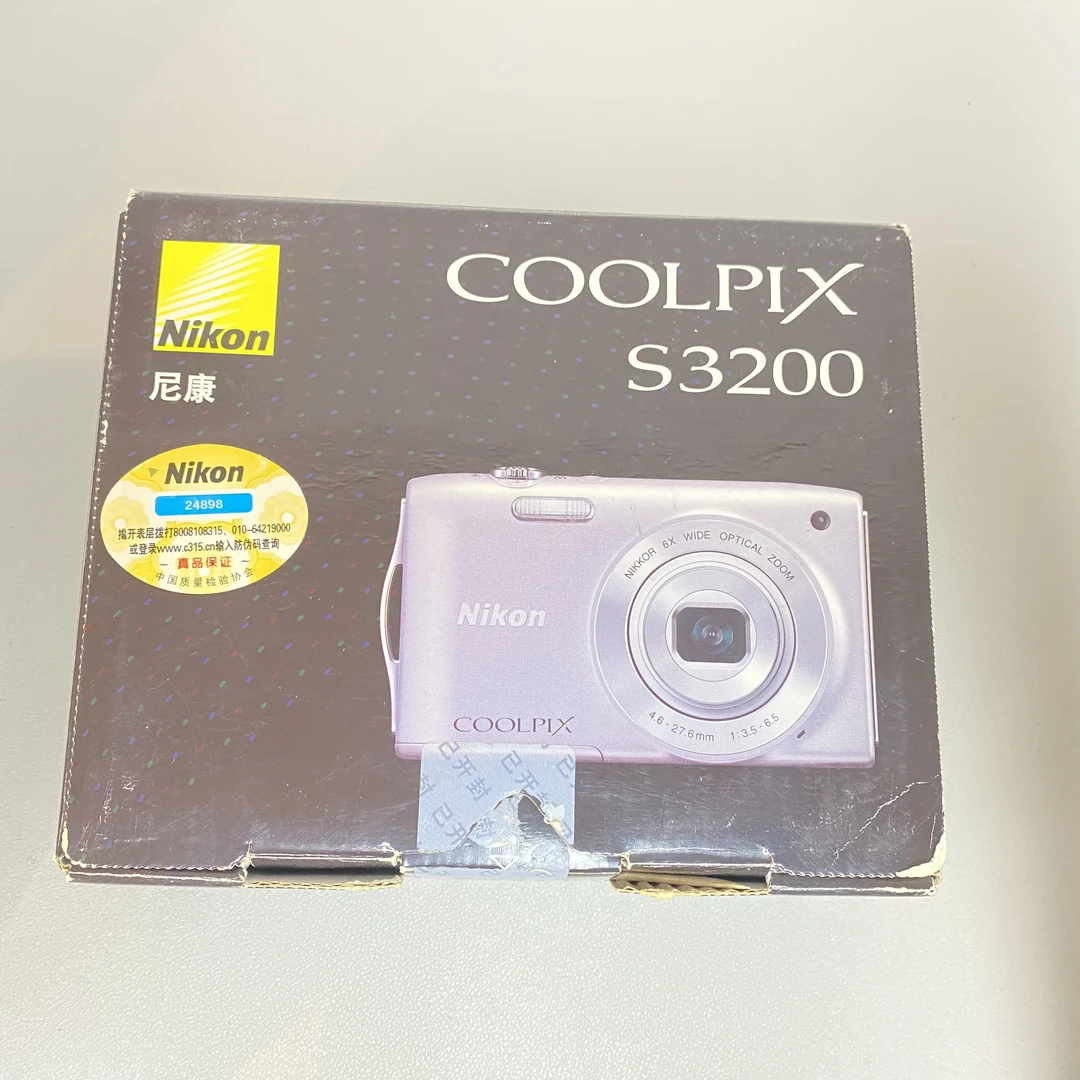 99新 Nikon/尼康 尼康s3200 全箱说1600万高像素 拍下no退no换