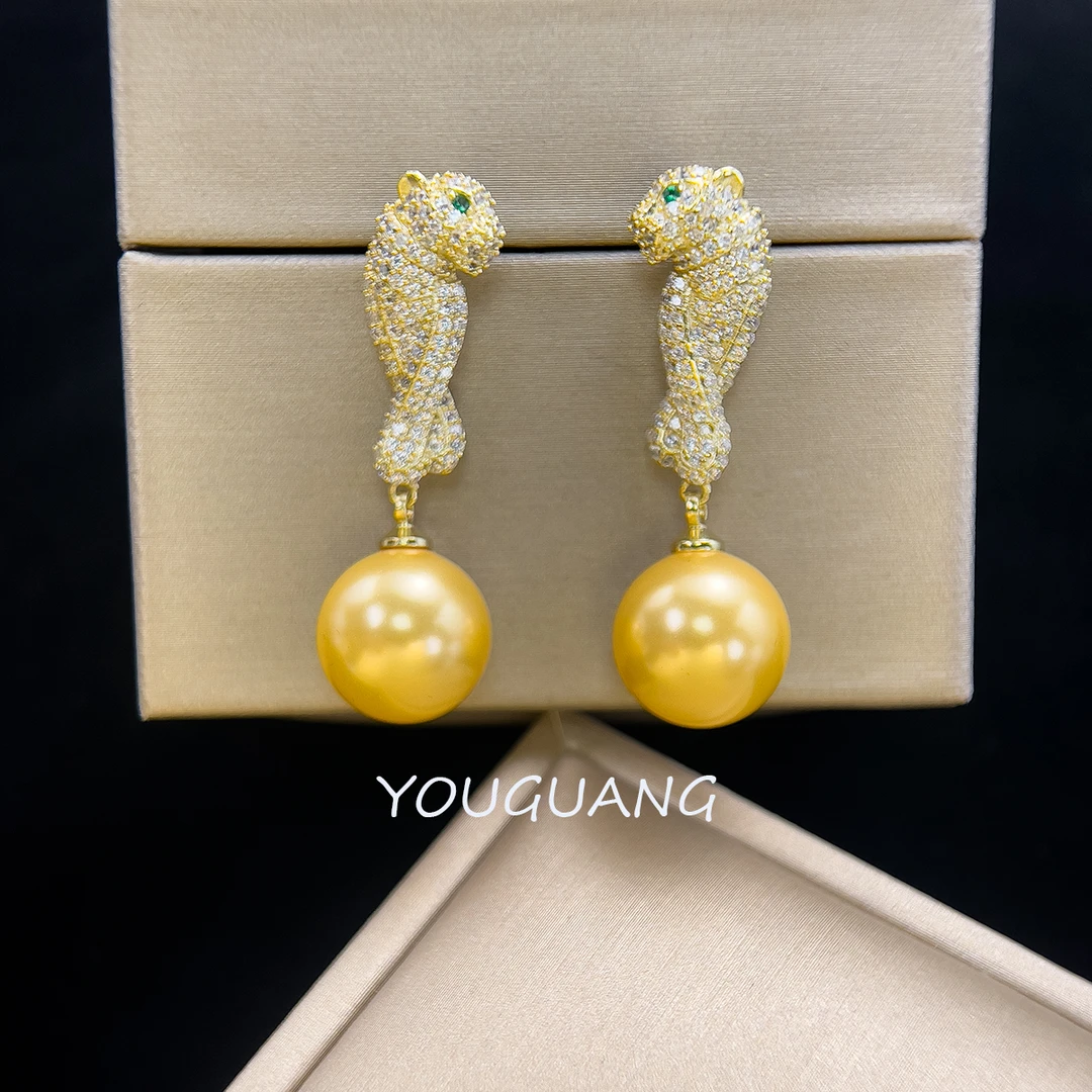 【有光饰品】831 豹子耳饰百搭时尚轻奢优雅