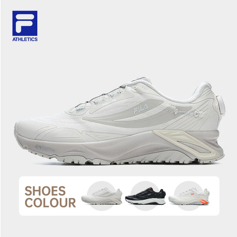 FILA 斐乐男鞋【山猫BOA】户外轻便防滑减震运动跑步鞋A12M321206F