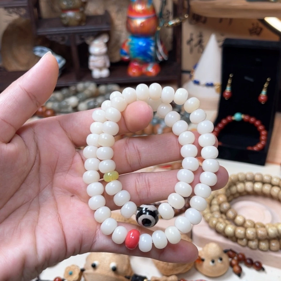 【闪购商品】白玉菩提手串双圈