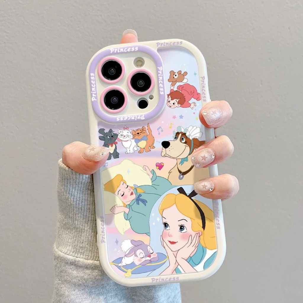 睡觉公主适用苹果15promax手机壳14/13软12华为/小米/vivo/oppo女