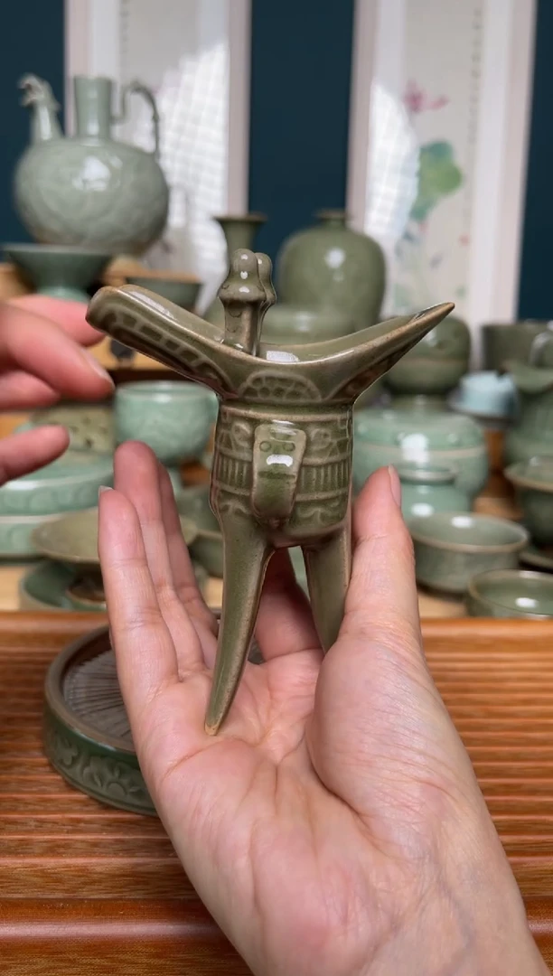 【闪购商品】瓷其他秘色爵杯酒器