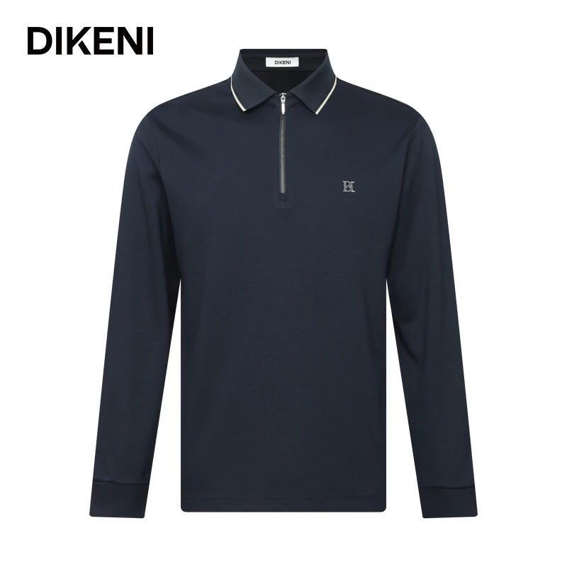 【科技抗皱】迪柯尼品牌男装毛衣秋冬简约商务针织Polo衫13522W352