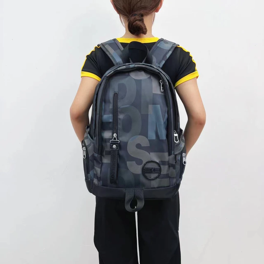 EVB新款双肩包高颜值百搭大容量休闲包ins简约韩版大容量双肩背包